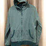 Pact  organic teal full zip drawstring hoodie jacket size XL Photo 0