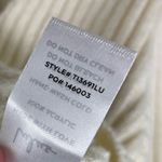 Lulus NEW Trendy Forecast Ivory Pointelle Knit Mock Neck Cutout Sweater Small Photo 9