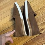 Kork-Ease Peyton Leather Slip-On Sneakers Flats NWOT Loafers moccasin White Sole Trim Brown tan daily super comfy preppy work Photo 3