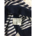 Anthropologie Rosie Neira Womens Sweater Size XS Shallop Blue Striped Buttons Photo 6