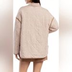 BLANK NYC NEW Quilted Reversible Floral Jacket Women's Cream Tan Size Large Photo 2