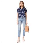 Cooper and Ella  Alice Button Front Blouse Fox Print Size Large Photo 11