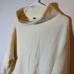 Free People Free People Ottoman Slouchy Tunic Sweater Ivory Cream Size Small Photo 1