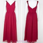 Azazie ‎ red bridesmaid dress, custom size Photo 1