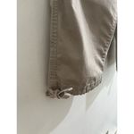 Disney Walt World Mickey Mouse Embroidered Khaki Cropped Ankle Pants Size Small Photo 4