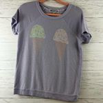 Wildfox We Dream of Ice Cream Purple Camden Top Size XS Photo 0