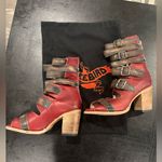 Freebird by Steven Womens Bond Western Leather Sandal in Red Multi sz 8 Photo 3