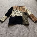 Indigo Moon Animal Print Patchwork Jacket SIZE M Black Size M Photo 4