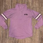 PINK - Victoria's Secret Victoria's Secret PINK Sweatshirt Quarter Snap Neck Pullover Purple Women’s XS Photo 0