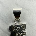 Vintage Mexico Silver Tone Mayan Dog Animal Glyph Pendant Southwestern ✨ Photo 4