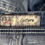 BKE SZ 29 Culture Cropped Jeans Low-Rise Zip-Fly Whiskered Faded Medium Wash Photo 9