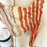 Unique spectrum Blouse Kimono Sleeve Side Tie Boho Southwestern Tribal Sz Large Photo 5