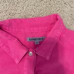 Cropped Pink Denim jacket Size M Photo 4