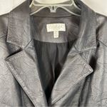 Conrad C Woman Women’s Jacket Stitching Soft Lightweight Black Faux Leather 20 Size 20W Photo 3