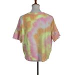 Fantastic Fawn  Top Medium Multicolor Short Sleeve Y2K Festival Retro Aesthetic Photo 2