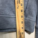 Nobull  Hoodie Sweatshirt Women's Medium Blue Ombre Dip Dye Pullover Logo Gym Photo 3