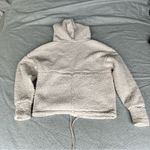 prAna  Cream Ivory Sherpa Hooded Full Zip Hoodie Jacket Size XSmall EUC Photo 5