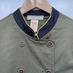 Flying Tomato Army Green Double Breasted Military Style Steampunk Peplum Jacket Photo 4