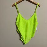 Good American NWT One Piece Scoop Swimsuit Electric Lime- Size 7 (4XL) XXXXL Photo 3