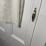 Calvin Klein  Sleeveless White Tweed Sheath Dress Full Zip Sides Women's 10 Photo 8