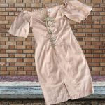 Boutique Dress Off Shoulder Khaki NWT Womens Small Size undefined Photo 2