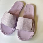 Michael Kors Women's Secure Straps Slide Sandal Sz 9 Purple Photo 5