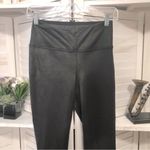 Nine West  Black Leather Look Leggings Size Small Photo 3