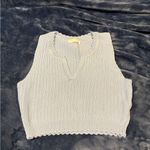 Miss Love Light blue Sleeveless Knit Tank Top Photo 0