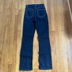 Reformation Toby Zip Front Ultra High Rise Bootcut Jeans in Black Photo 9