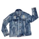 Highway Jeans Highway Distressed Blue Jeans Jacket(Size Small) Photo 2