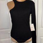 AGOLDE  Bea Cutaway Bodysuit
NWT Asymmetrical Neckline Black Size Medium Photo 0
