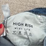 Lucky Brand  High Rise Wide Leg Jeans 15378 medium dark wash loose fit baggy pant Photo 8