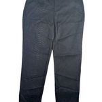 Jennifer Lopez NEW  Black Snake Embossed Cropped Ankle Career Pants Stretch Sz 6 Photo 0