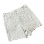 Judy Blue White Wide Leg Distressed Denim Shorts Women's Size 11 30 Photo 1