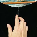 Oscar de la Renta Vintage 70’s-80’s velvet boatneck maxi ribbon waist maxi gown Photo 7