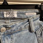 BBJ Women's Cargo Jeans Utility Pocket Straight Leg Denim Size 9/29 Light Wash Blue Photo 2