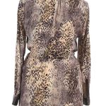 Alberto Makali  Animal print Long Sleeve Bl… Photo 1