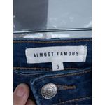 Almost Famous B6  Women's Denim Frayed‎ Flared Jeans Blue Size 5 Photo 2