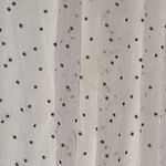 Alice + Olivia Womens Size XS Blouse Polka Dot Layered Top White with Pink Tint Photo 2