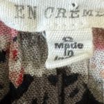 En Crème Sz S Women Black Pink Floral Tiered Flowy Maxi Dress Romantic Bohemian Photo 3