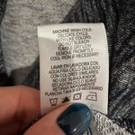 G.H. Bass & Co Grey Long Sleeve Heathered Knit Open Front Moto Cardigan Small Blue Photo 7