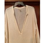 H&M plunging V neck chunky crochet swim cover up Small Photo 1