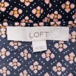 Loft NWT Women's XS Long Sleeve Floral Print Tie Waist Dress Business Casual NEW Photo 6