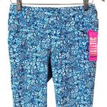 Lilly Pulitzer NWT Lilly Pullitzer upf 50+ Luxletic 28" Corso Cumulus Blue Blooming Golf Pant Photo 2
