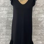 Reserved  Ponte Knit Black Dress Photo 1