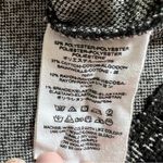 Free People Stretch Knit Textured Top Black Grey Hannah Tweed Short Sleeve Shirt Photo 6