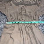 Show Me Your Mumu XXS hacienda maxi dress ruffle top dune color chiffon wedding Photo 7