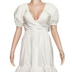 ALAMOUR THE LABEL Andrey Mini Dress, White, Medium White Photo 9