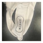 SheIn NWT XL Womens Bikini Two Piece Bathing Suit Green Blue Top White Cheeky Bottom Photo 7