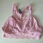 Francesca's NWT Pink gracie lace racerback bralette Photo 3
